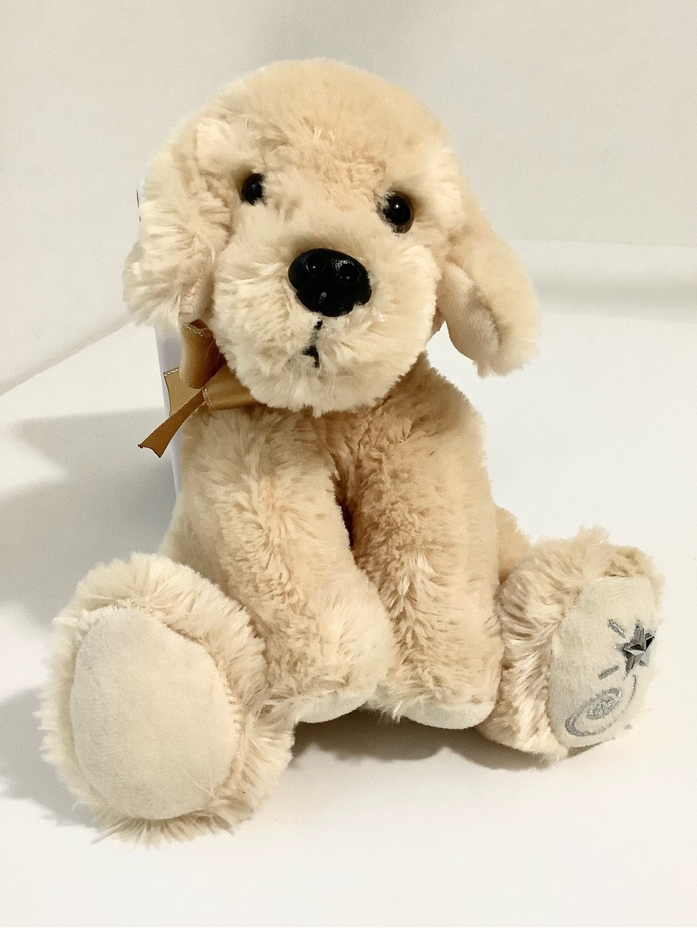 Vintage Collectible Russ Shining Stars Yellow Lab Puppy Crooked Nose